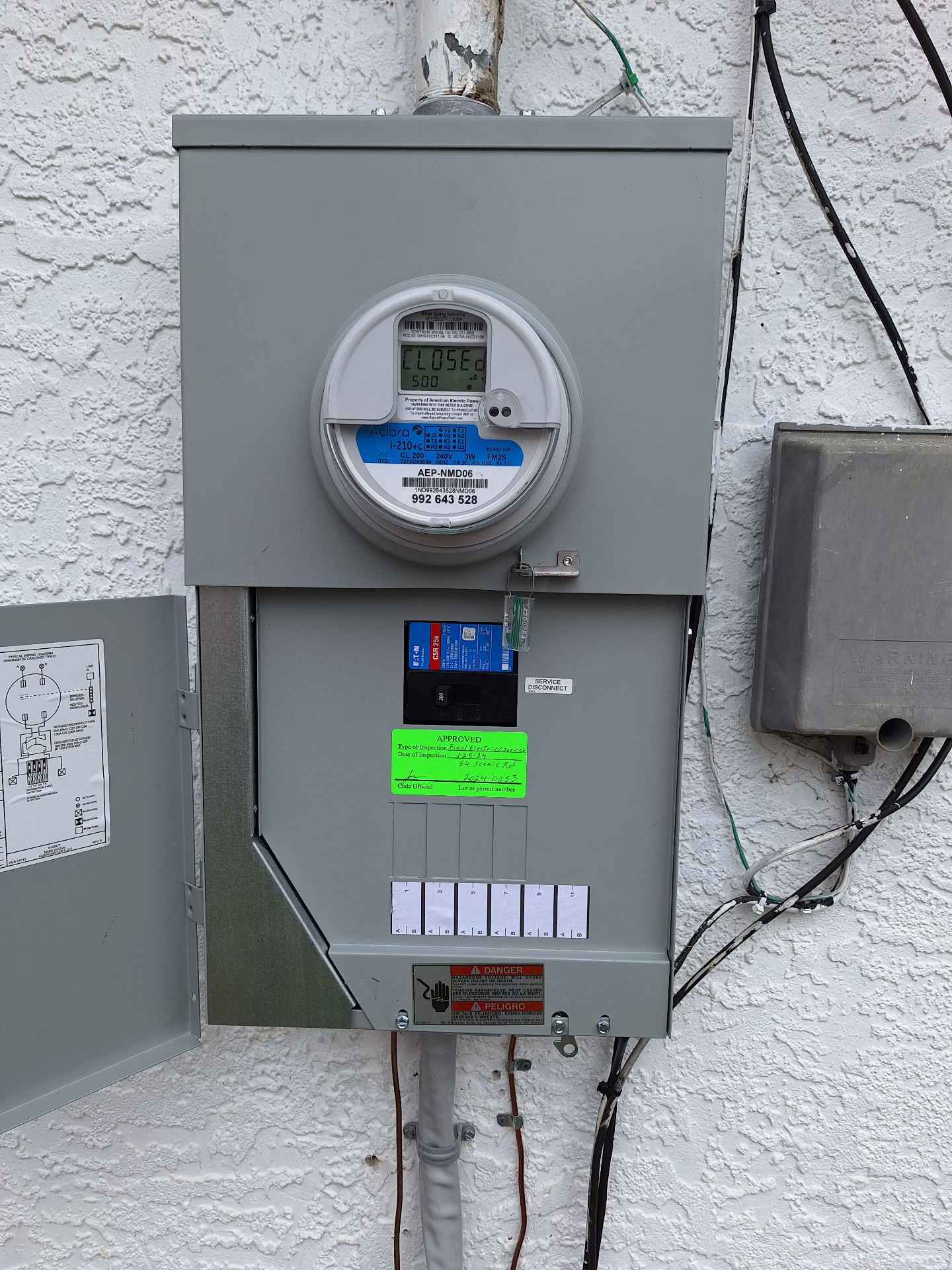 200A Meter / Main Combo — Final Inspection