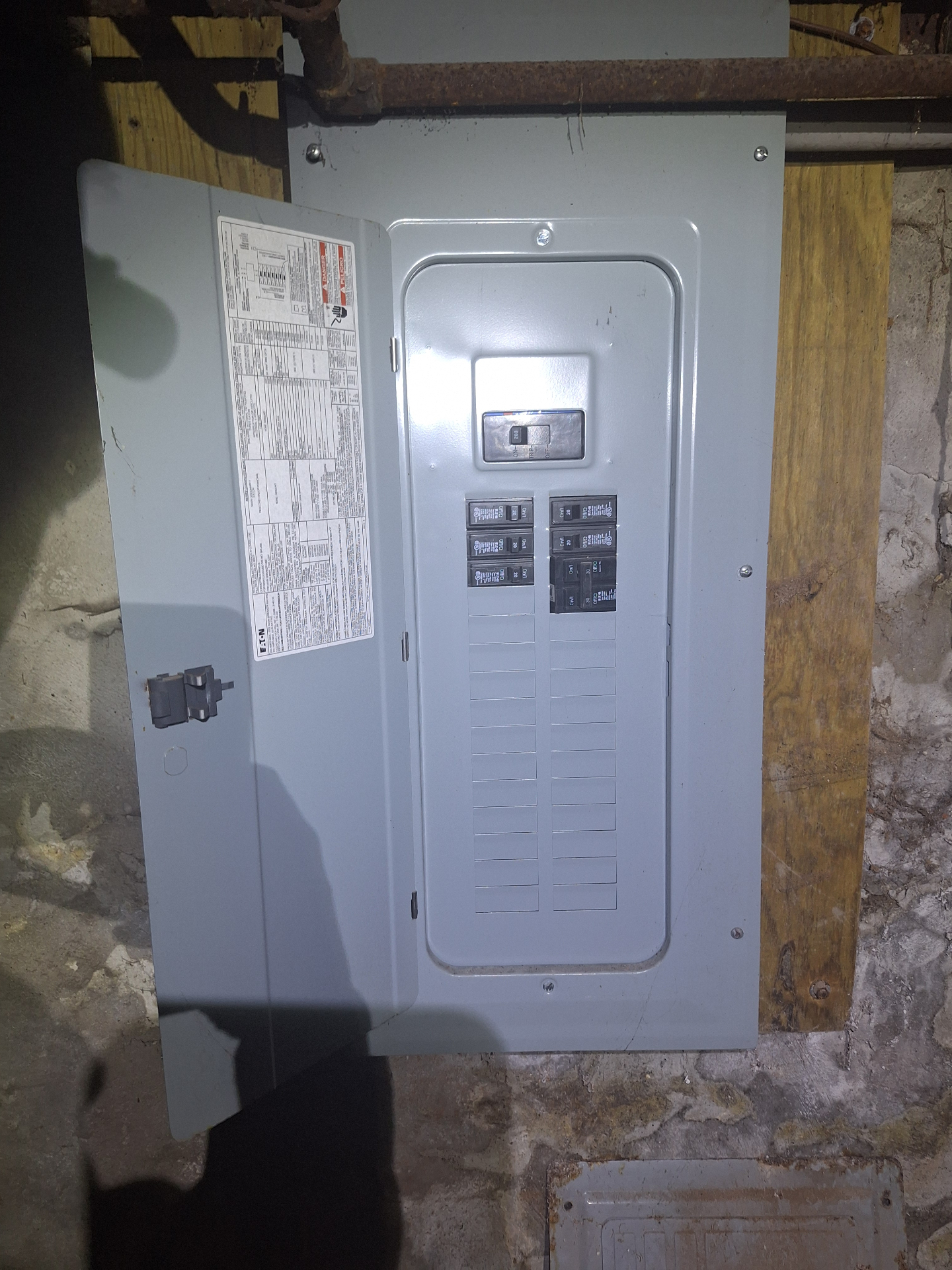 New Eaton 200A Main Panel